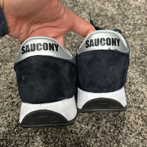 Saucony navy blue unisex athletic shoes - Picture 3 of 7